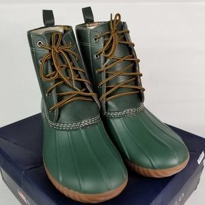 Solo Men's  Waterproof Duck  Boots Green Size:12
